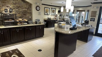 Free daily buffet breakfast