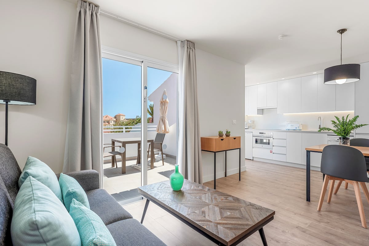 1 Double Bed, Junior Suite, Non-Smoking | 2 bedrooms, in-room safe, laptop workspace, iron/ironing board