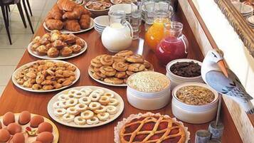 Daily buffet breakfast (EUR 5 per person)