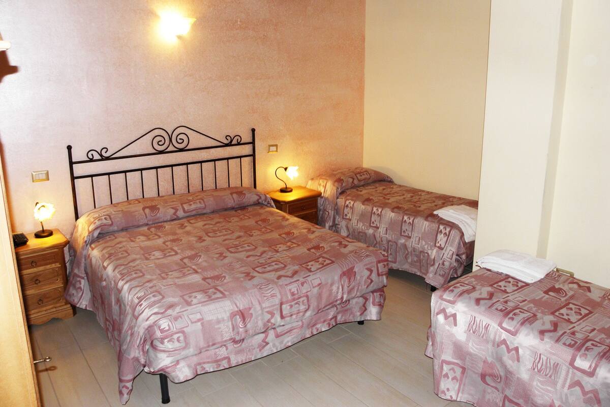 Superior Triple Room, Pool Access | Desk, blackout drapes, iron/ironing board (on request), WiFi (free)