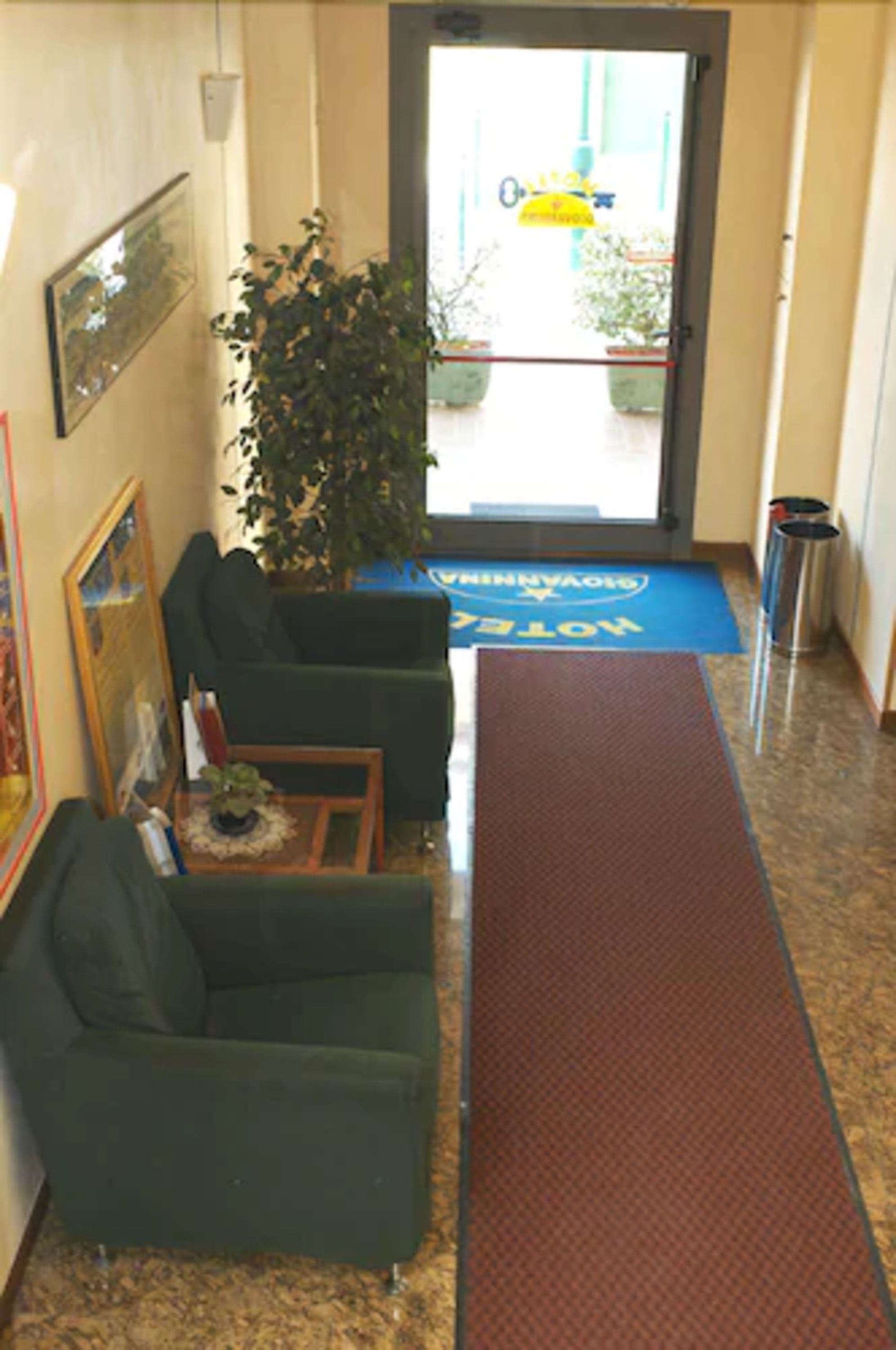 Interior entrance