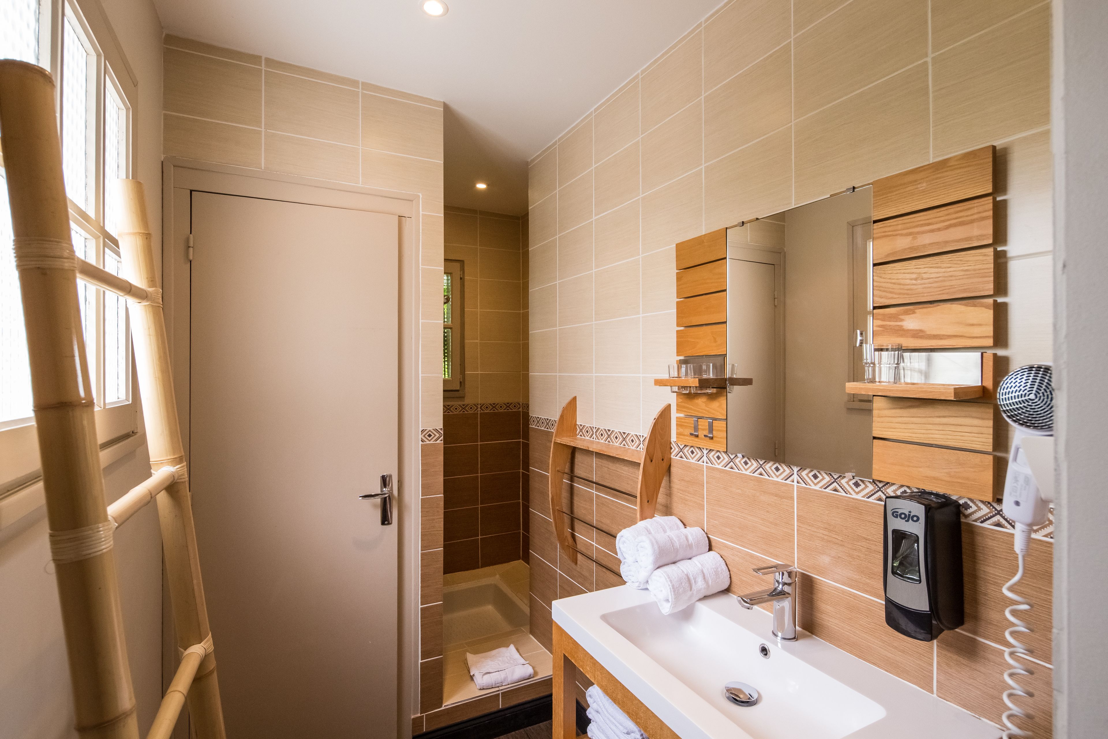 quadruple room | in-room safe, desk, soundproofing, iron/ironing board