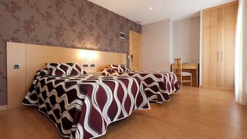 Premium bedding, desk, blackout drapes, iron/ironing board