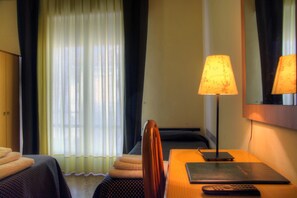 In-room safe, desk, iron/ironing board, cots/infant beds