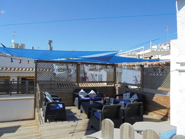 Terrace/patio - Hostal Pensió Maricel (Sitges)