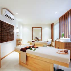 Sauna, hot tub, body treatments, aromatherapy, hot stone massages