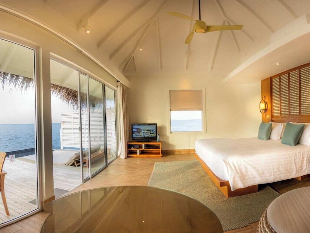 Villa, Overwater (Sunset) | Free minibar items, in-room safe, desk, iron/ironing board
