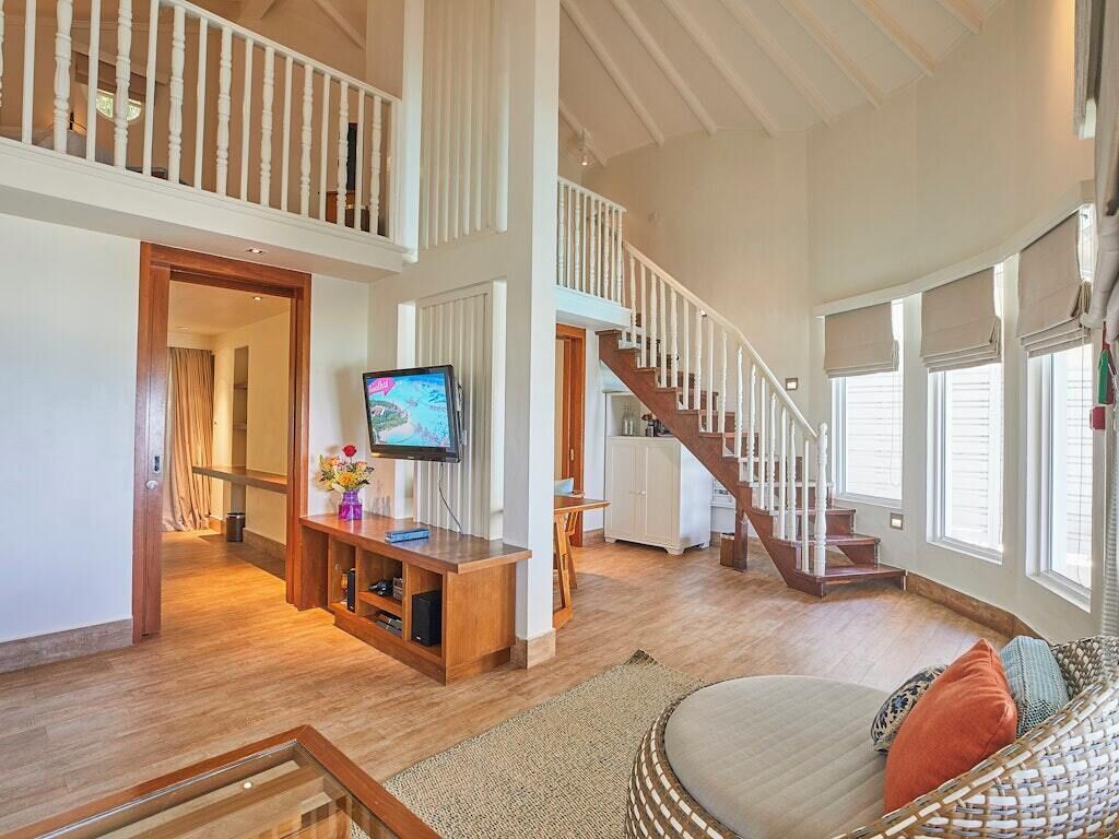 Club Villa, 2 Bedrooms (Beach Pool) | Free minibar items, in-room safe, desk, iron/ironing board