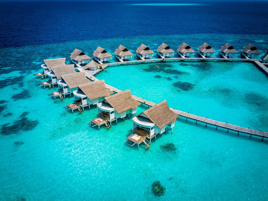 Deluxe Water Villa | Aerial view