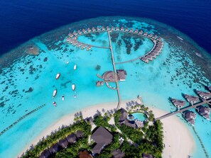 Aerial view - Machchafushi Island Resort & Spa Maldives, The Centara Collection (Machchafushi)