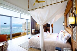 Free minibar items, in-room safe, desk, iron/ironing board