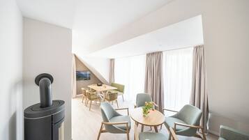 Spiseområde på rommet
