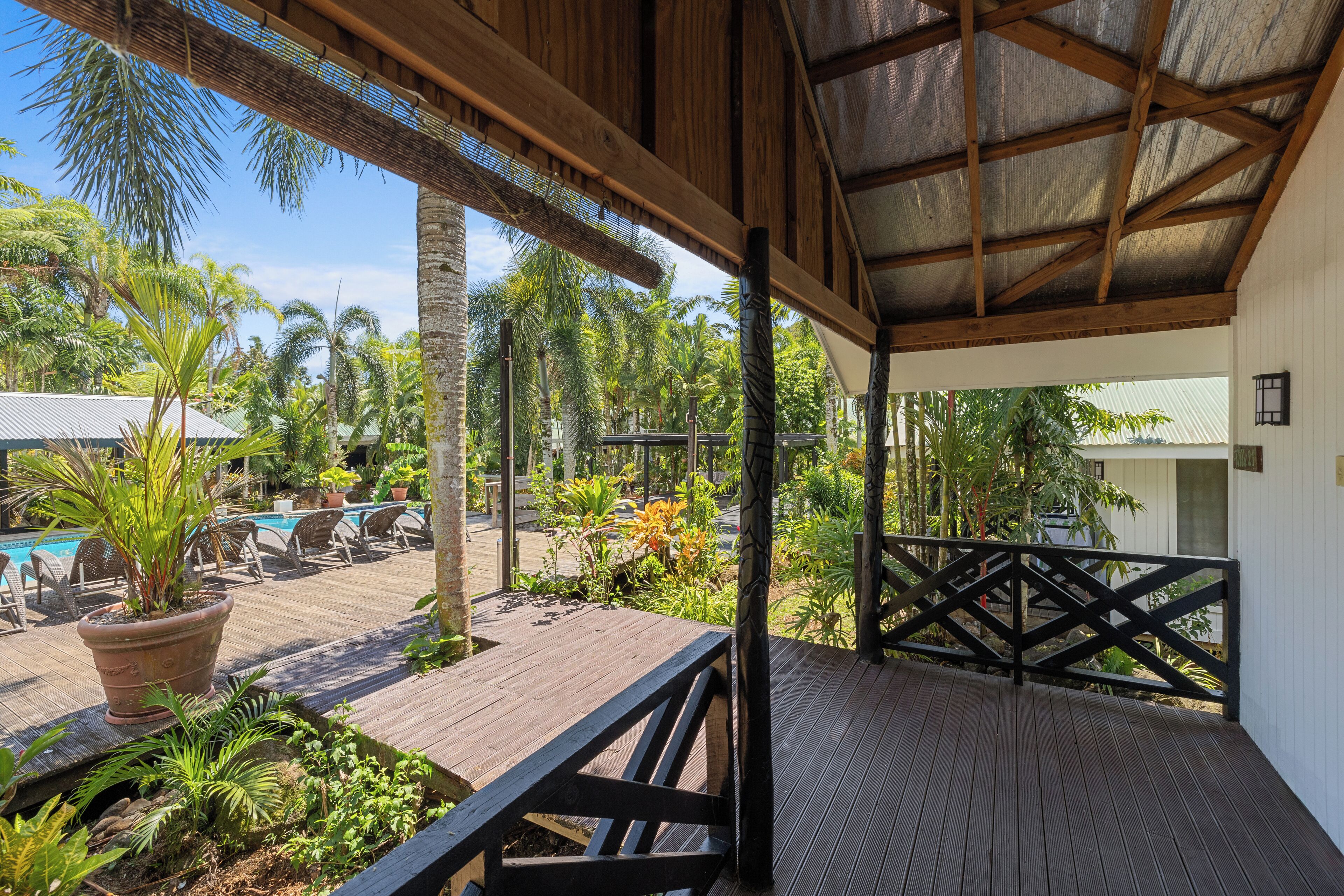 Camera Deluxe, lato piscina | Vista dalla camera