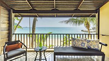 Ocean View Deluxe - Adults Only (16+) | Ylelliset vuodevaatteet, Select Comfort -patjalliset sängyt, minibaari