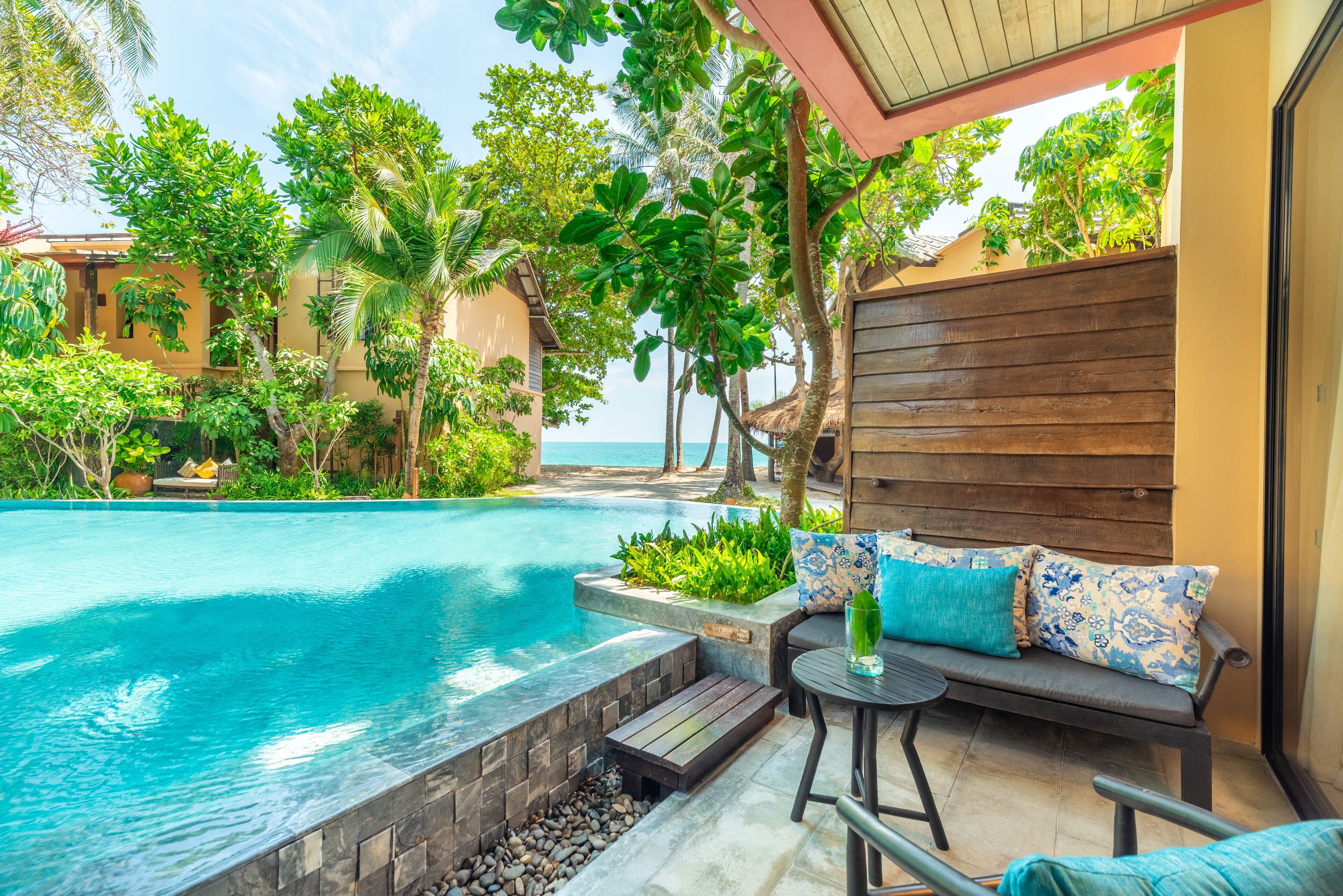 Deluxe kamer, toegang tot zwembad | Kameruitzicht