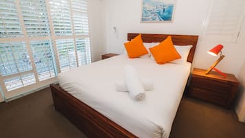 2 Bedroom - Air-Con- Garden views | Premium bedding, desk, iron/ironing board, cots/infant beds