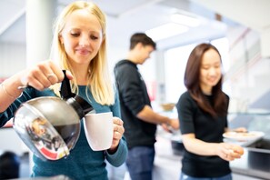 Daily buffet breakfast (NZD 10 per person) - YMCA Hostel (Auckland)