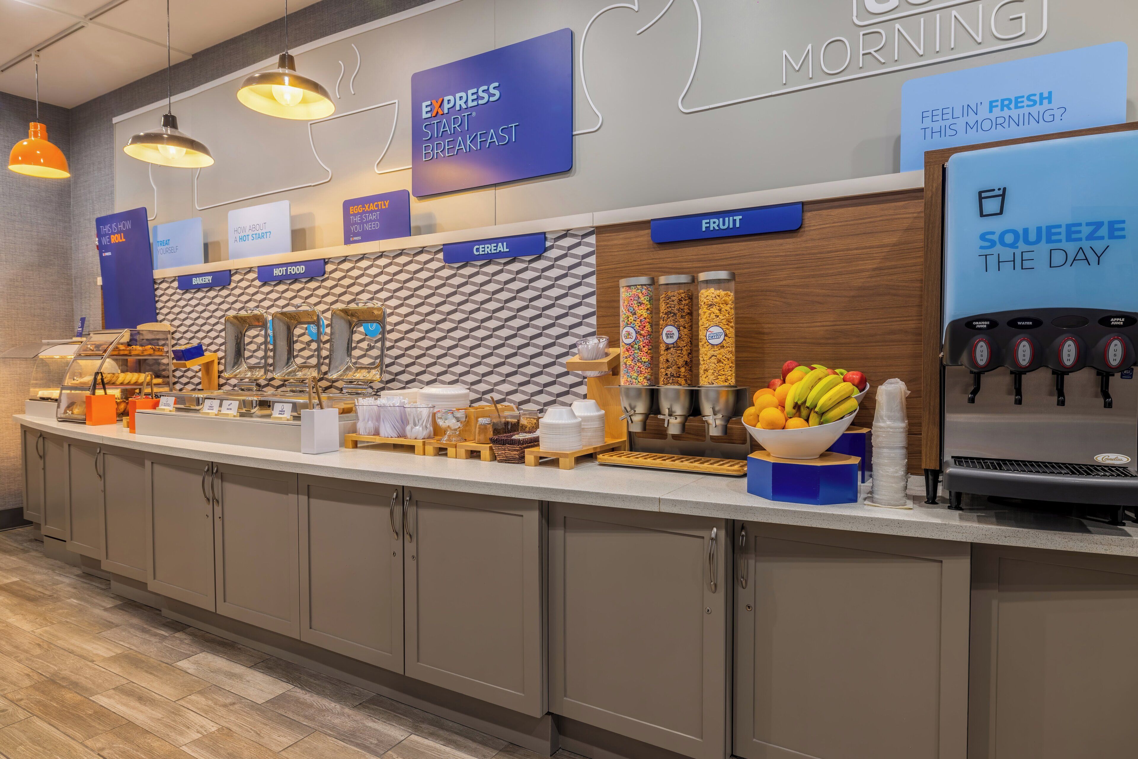 free daily buffet breakfast