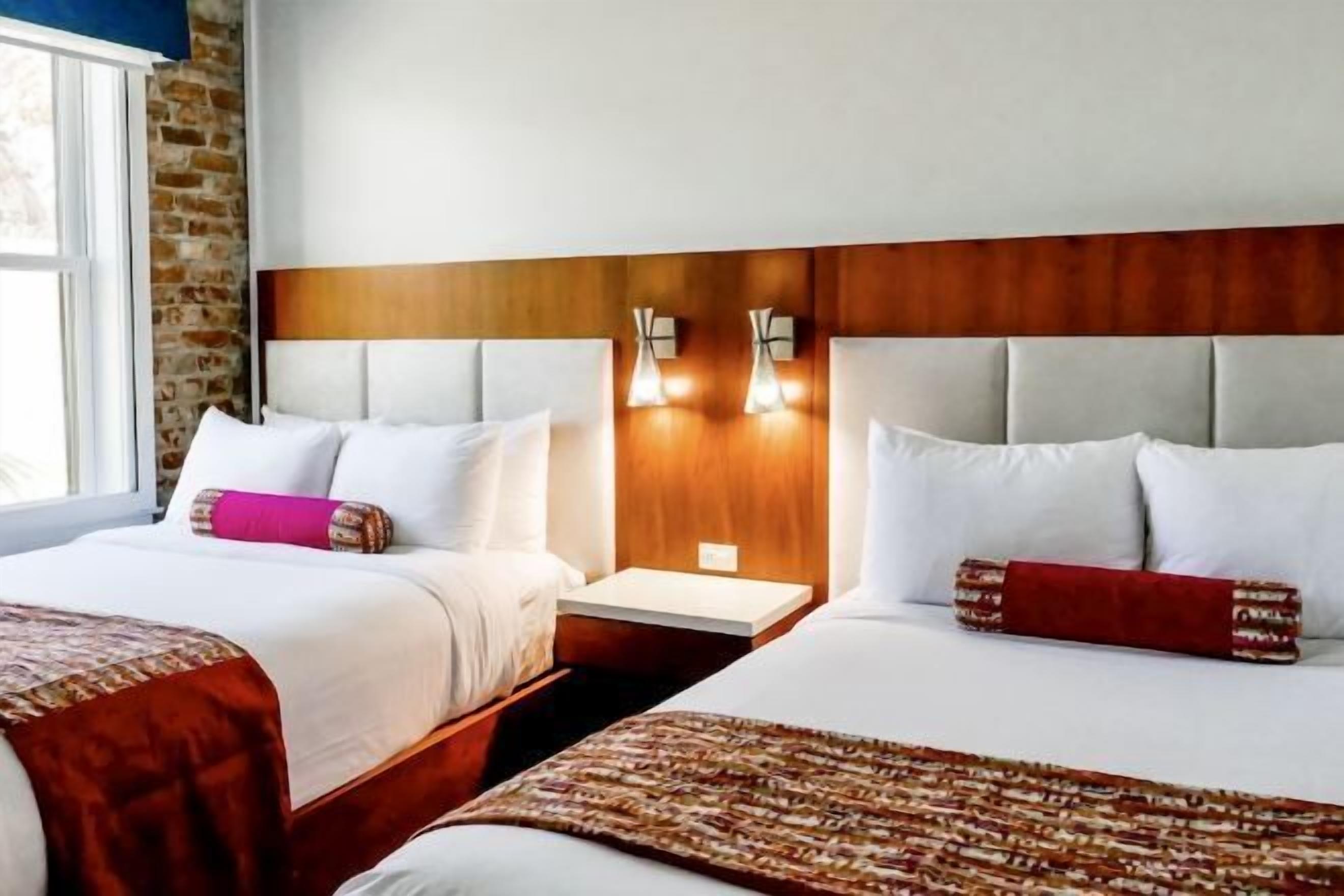 Premium bedding, pillowtop beds, in-room safe, desk