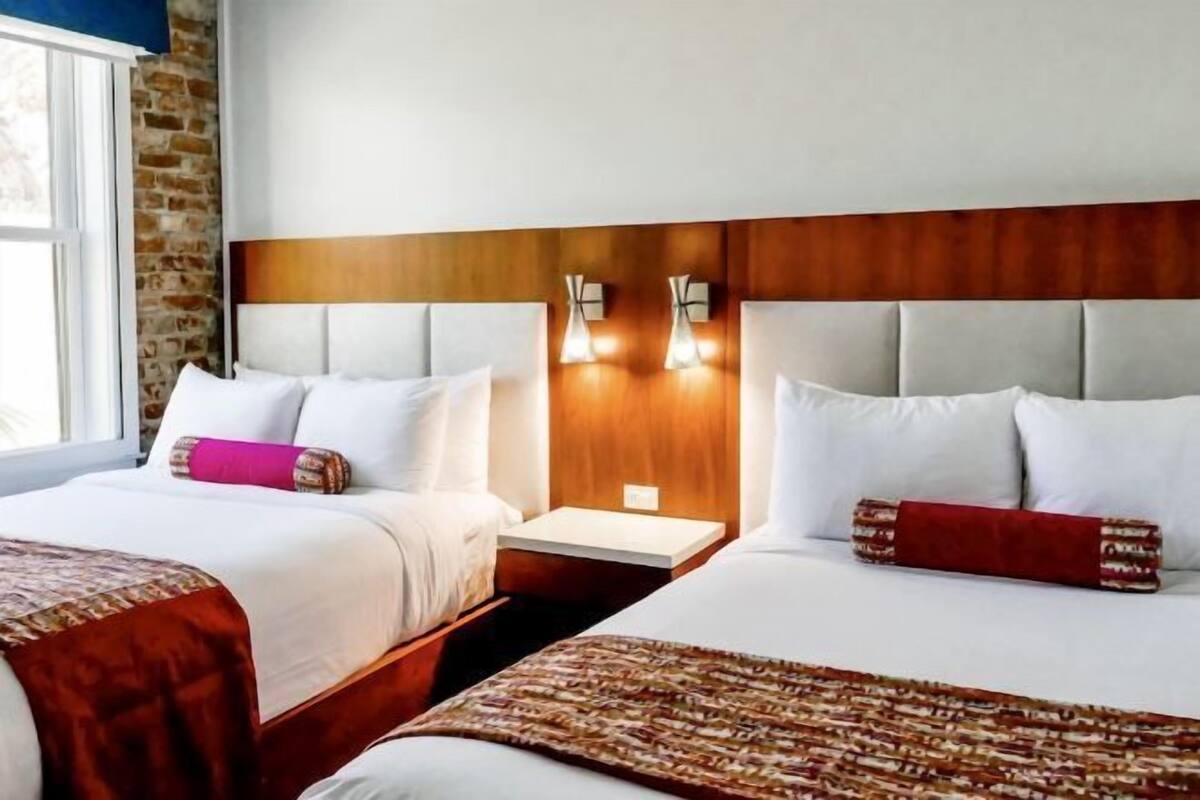 Premium bedding, pillow-top beds, in-room safe, desk