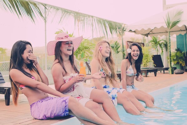 Alberca al aire libre 