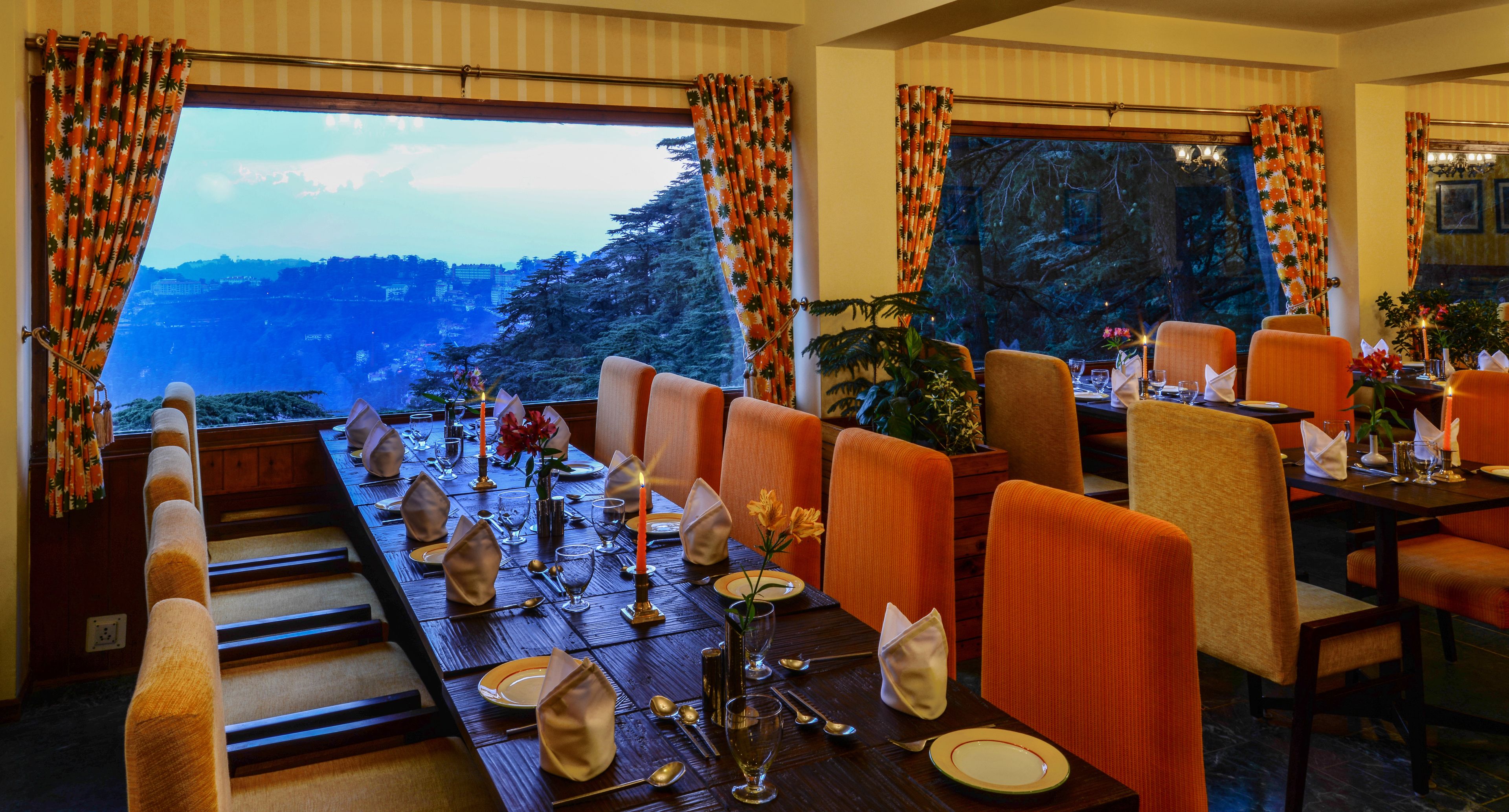 breakfast, lunch, dinner served; indian cuisine, garden views