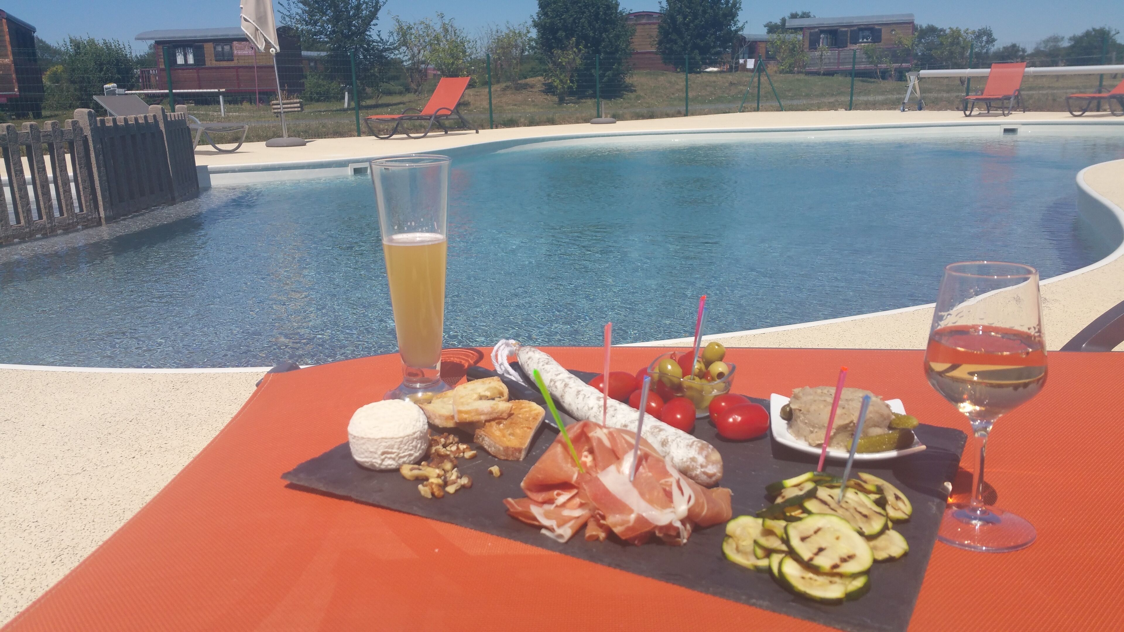 Seasonal outdoor pool