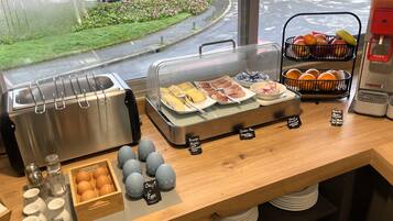 Daily buffet breakfast (EUR 15 per person)