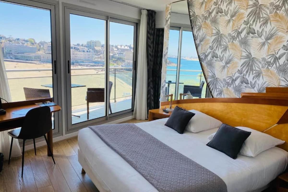 superior room, 1 queen bed, non smoking, terrace | premium bedding, individually decorated, desk, laptop workspace