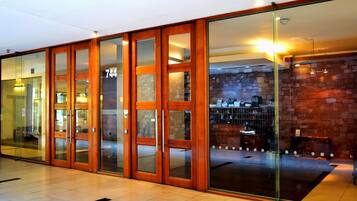 Interior entrance