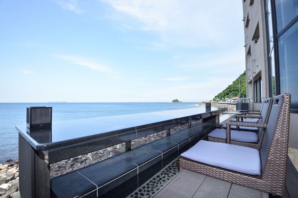 Blick von der Unterkunft