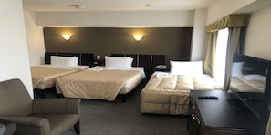Desk, iron/ironing board, free WiFi, bed sheets