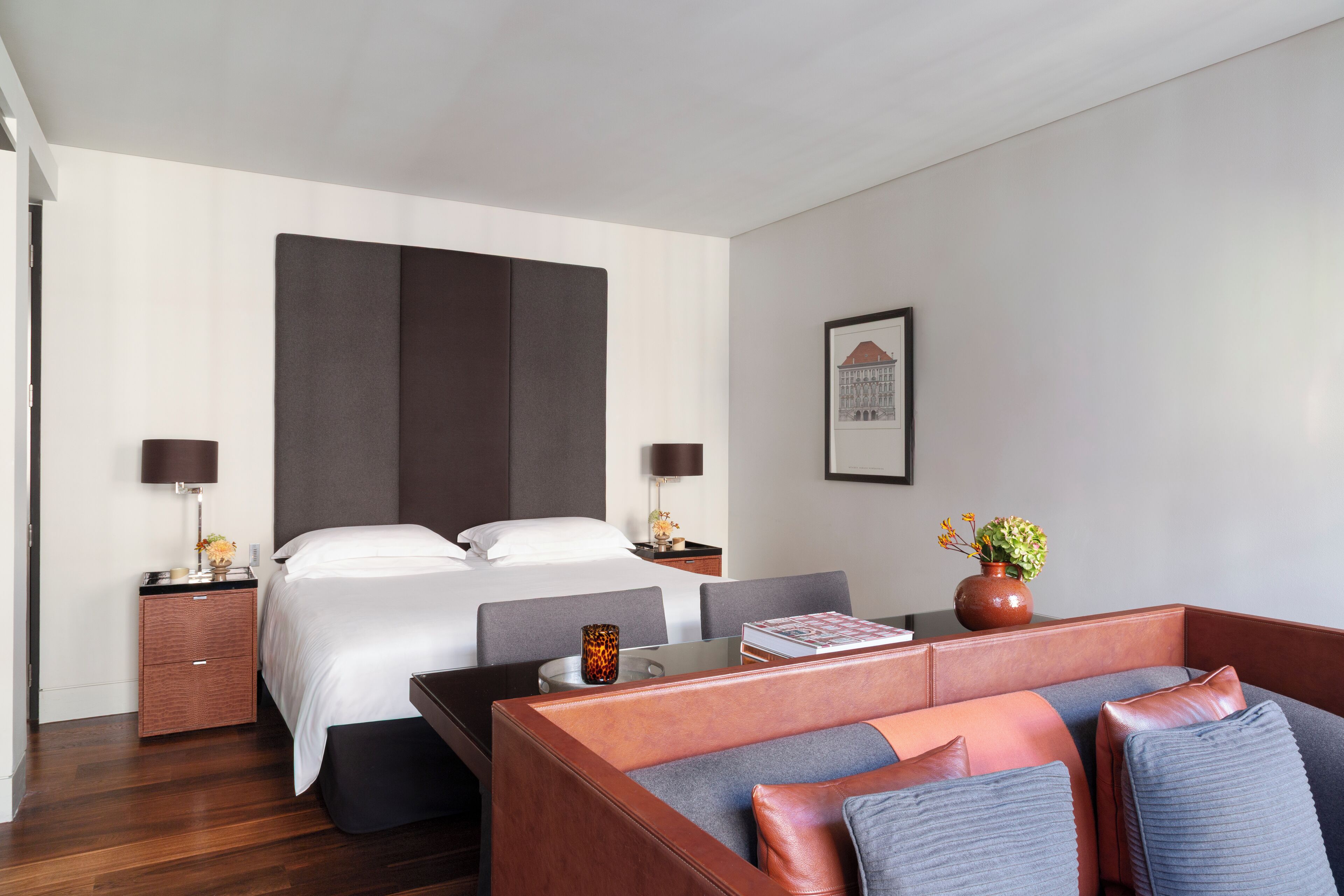 Studiosviitti | Egyptinpuuvillaiset lakanat, ylelliset vuodevaatteet, minibaari