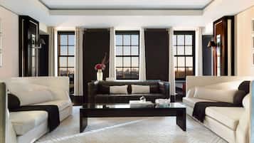 Kensington Penthouse | 1 habitación, sábanas de algodón egipcio y ropa de cama de alta calidad