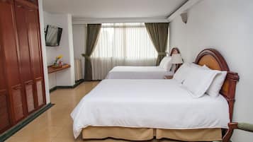 Ropa de cama de alta calidad y minibar