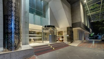 Entrée de l’hébergement