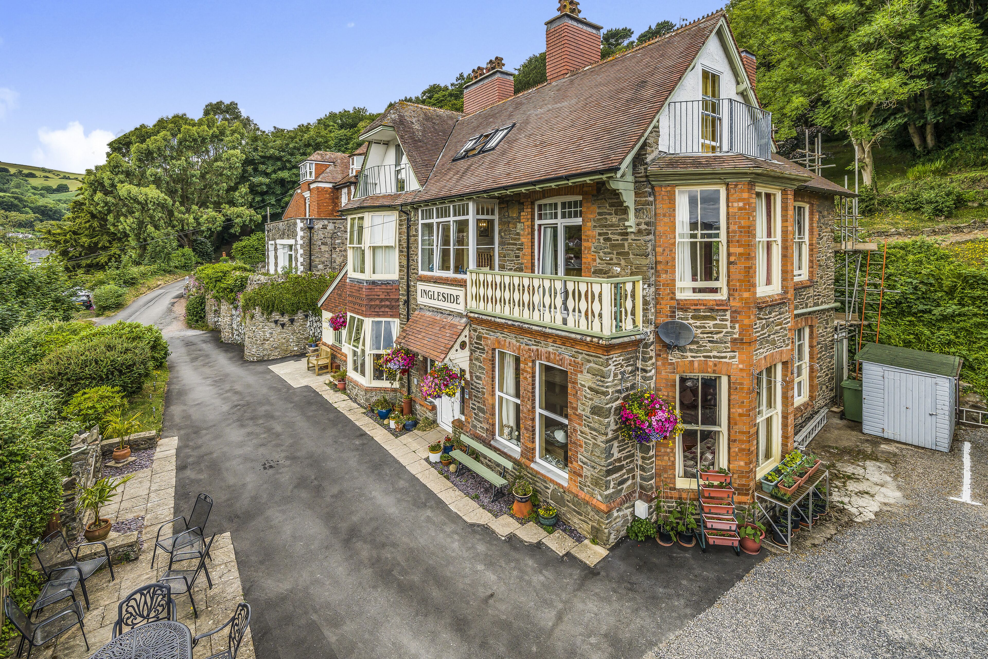 Fassade der Unterkunft