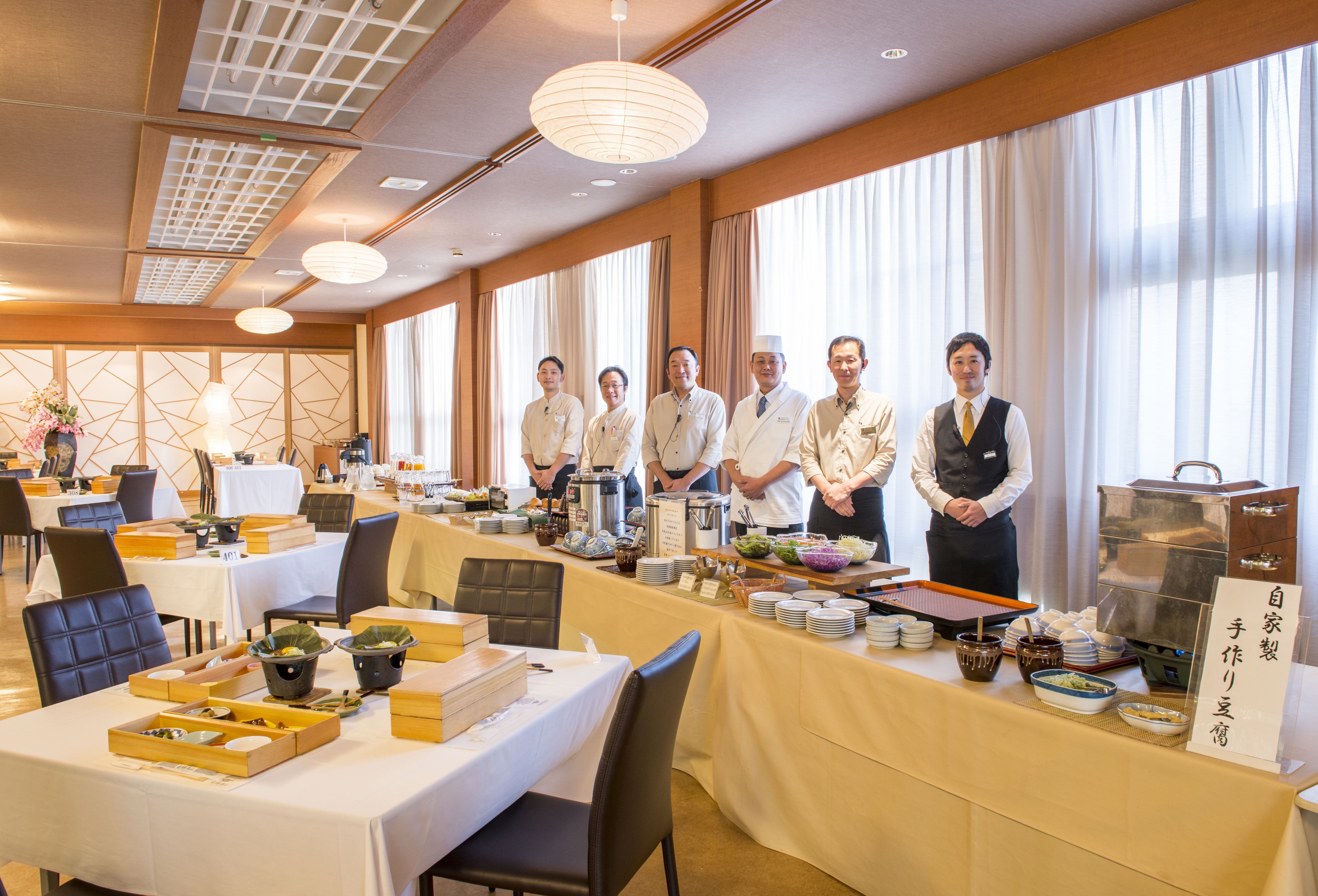 朝食スペース