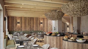 Daily buffet breakfast (EUR 18 per person)