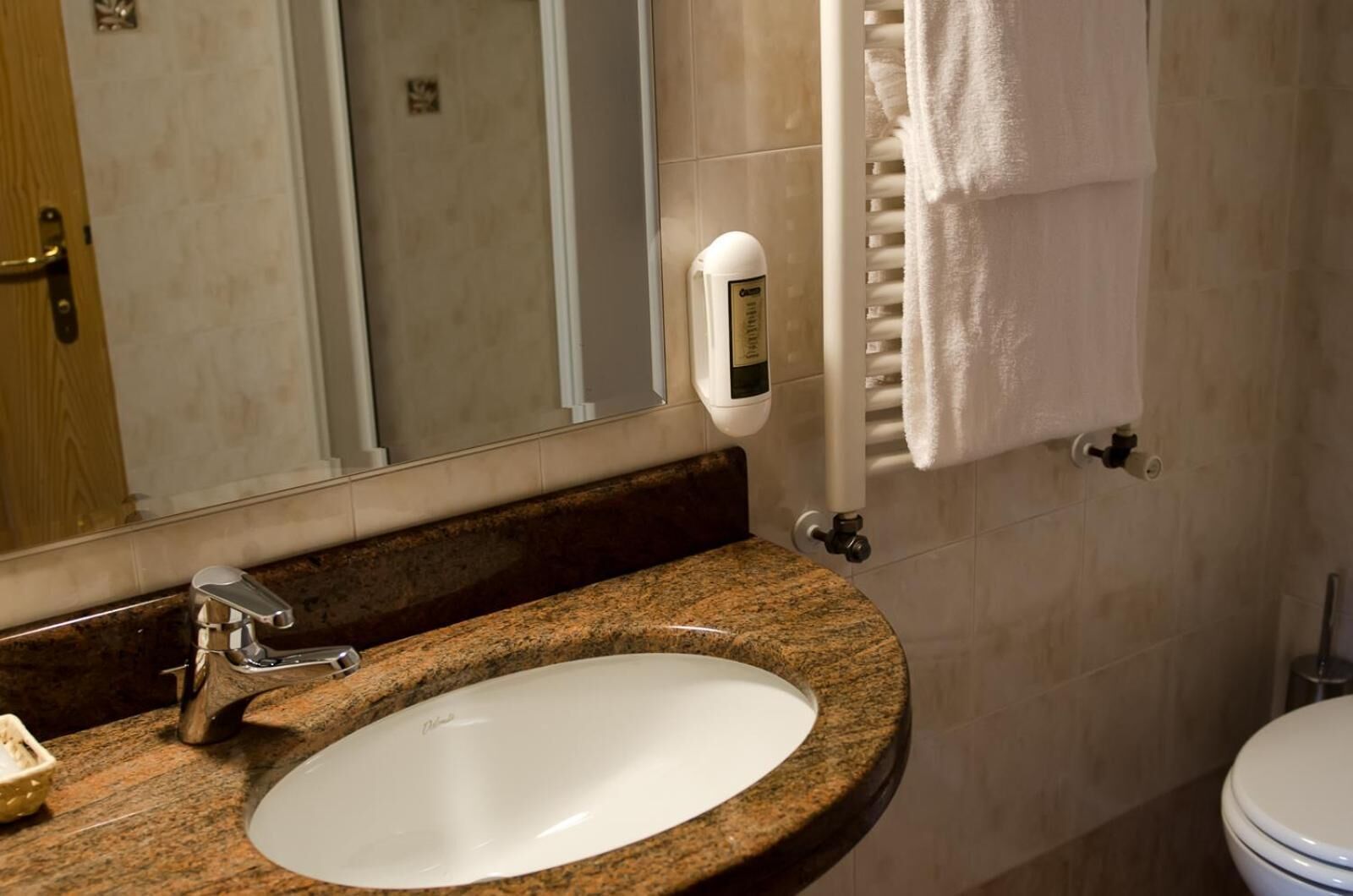 shower, free toiletries, hair dryer, bidet