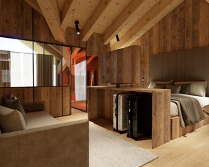 Ski Champion Suite | Premium bedding, down duvets, memory-foam beds, in-room safe - Al Nin Hotel&Spa (Livigno)