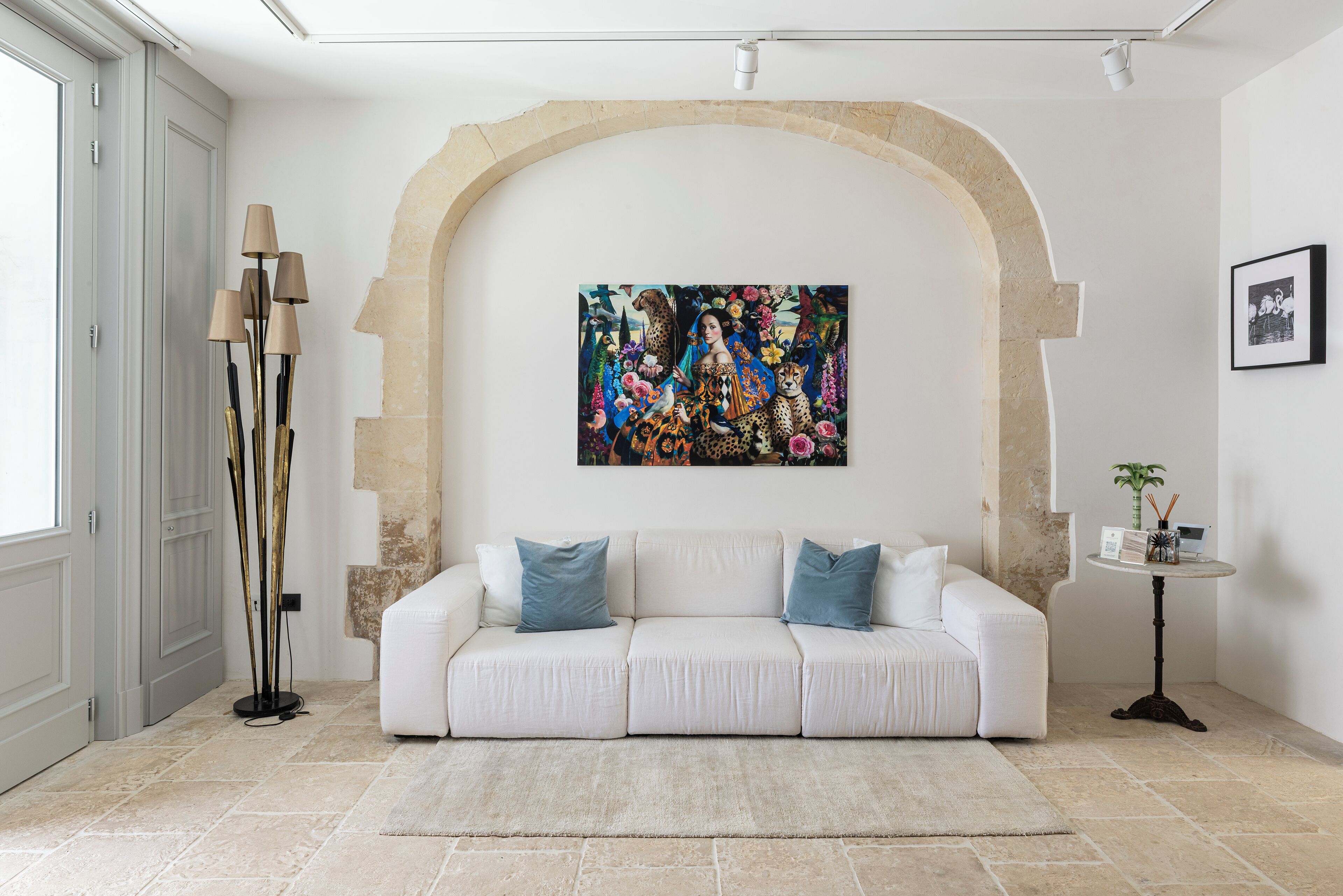 exclusive suite, pool view | living area | 32-inch flat-screen tv with digital channels