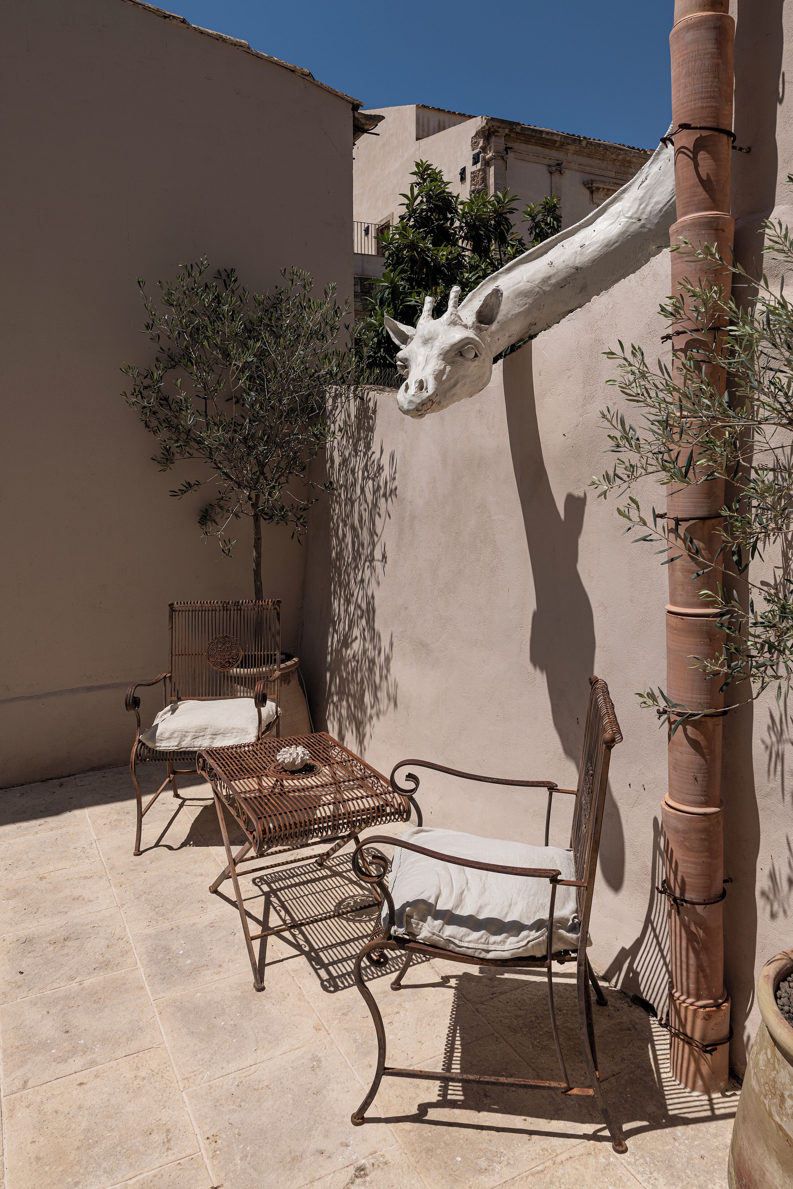 exclusive suite, pool view | terrace/patio