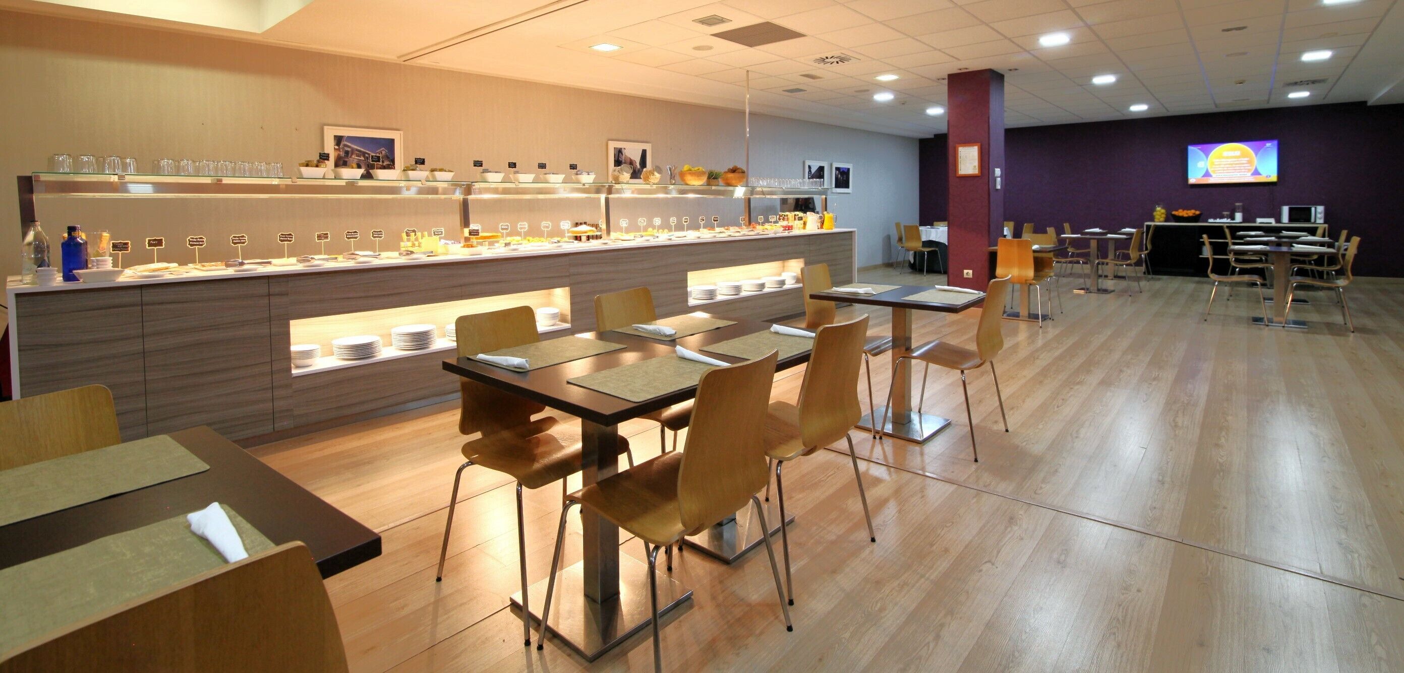 Daily buffet breakfast (EUR 34 per person)
