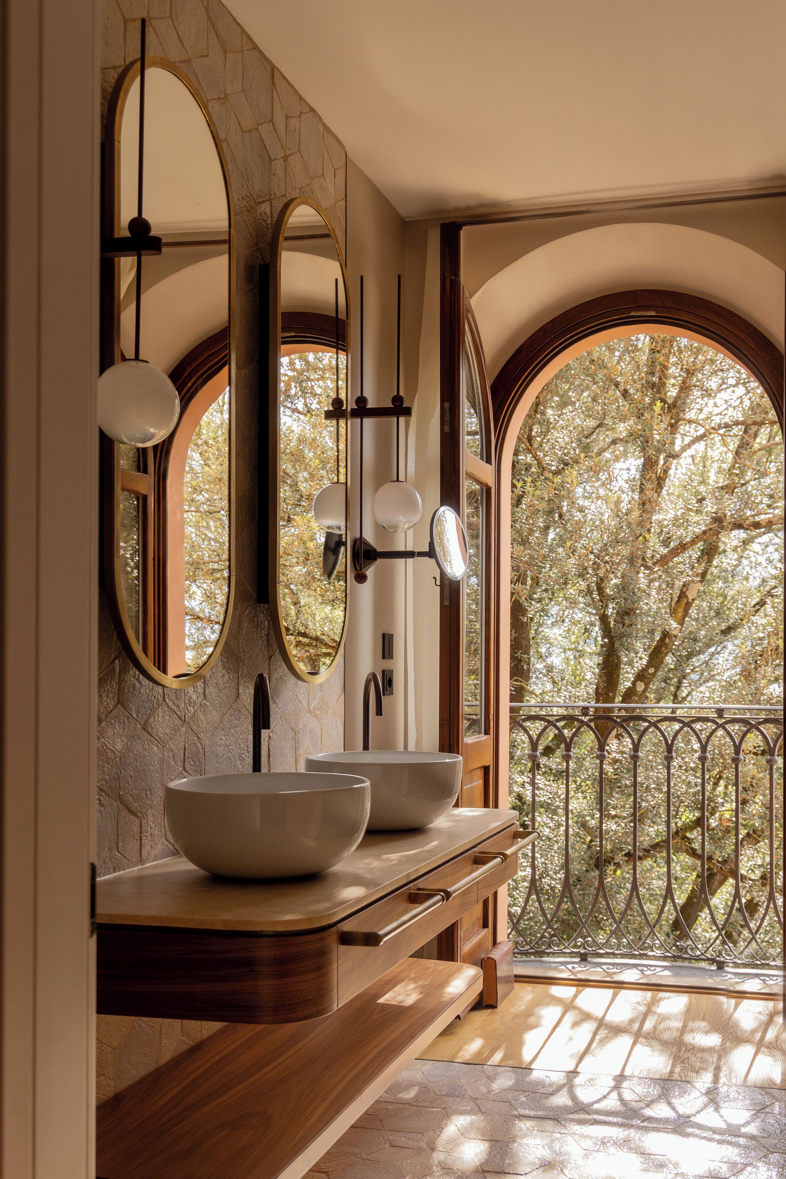 suite | bathroom | designer toiletries, hair dryer, bathrobes, slippers