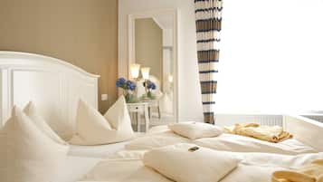 In-room safe, individually furnished, desk, cots/infant beds