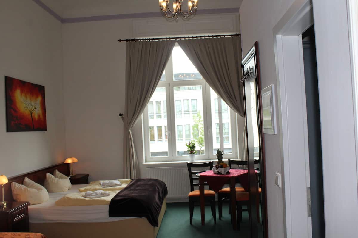 Premium bedding, pillow-top beds, individually furnished, soundproofing