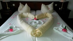 Premium bedding, pillow-top beds, individually furnished, soundproofing