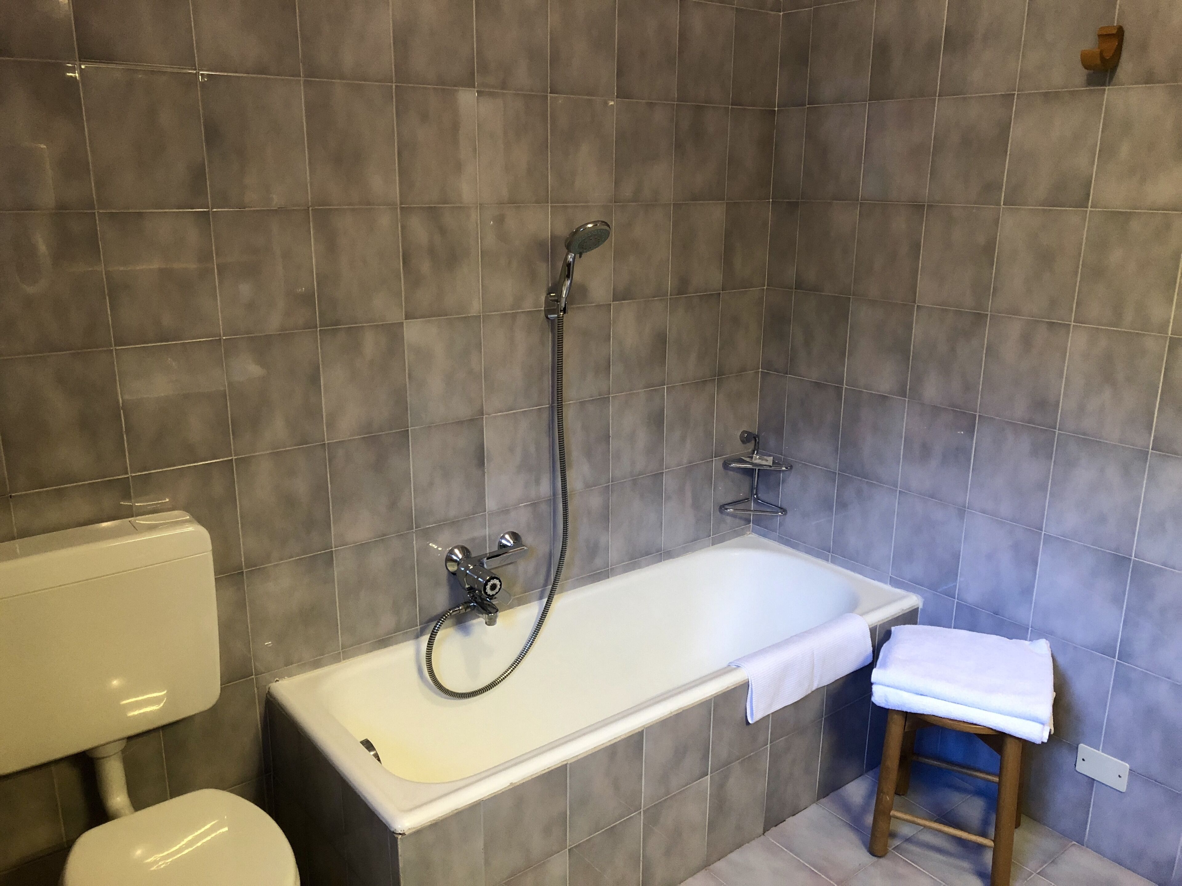 double room, mountain view | bathroom | shower, free toiletries, hair dryer