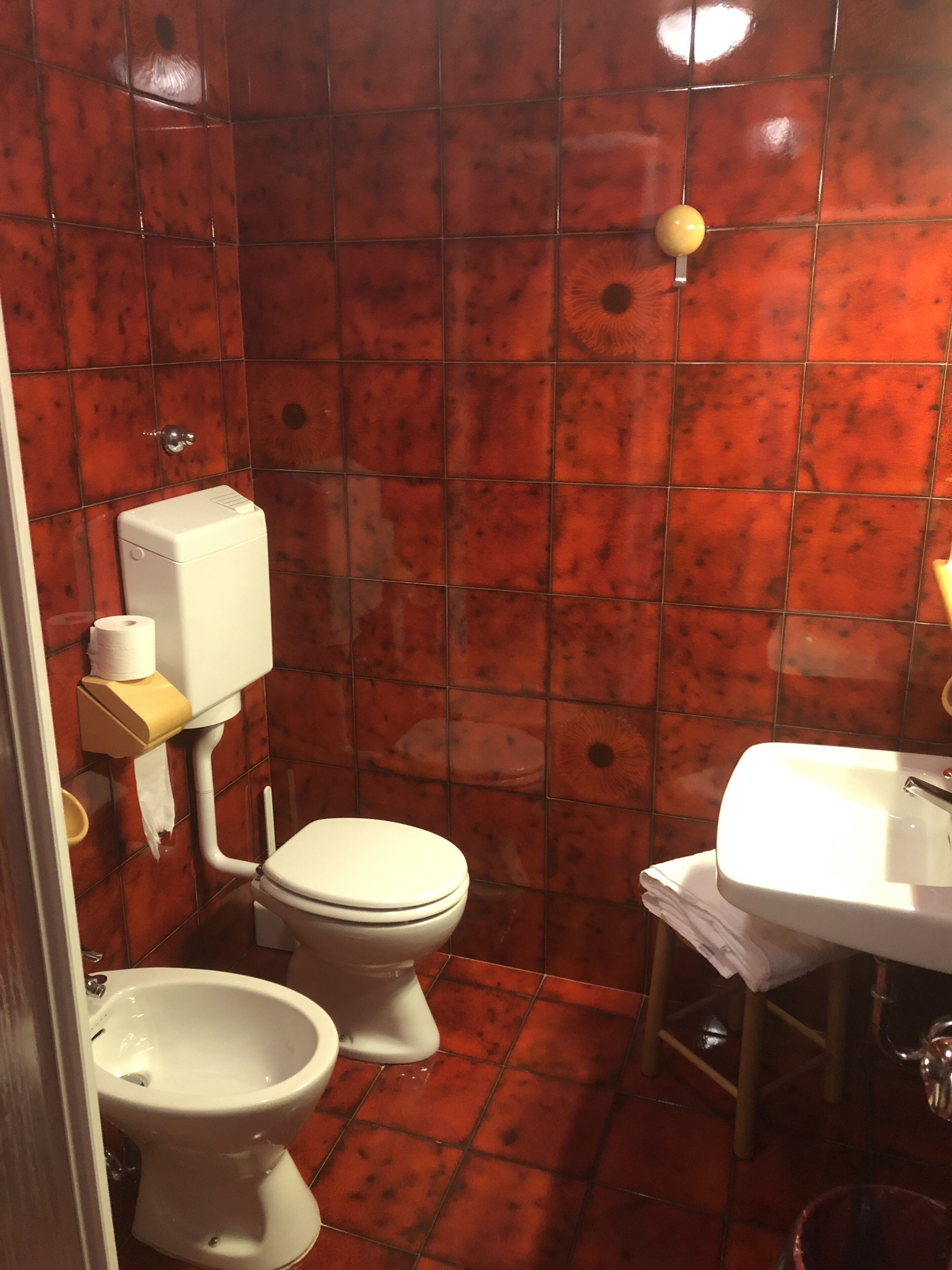 shower, free toiletries, hair dryer